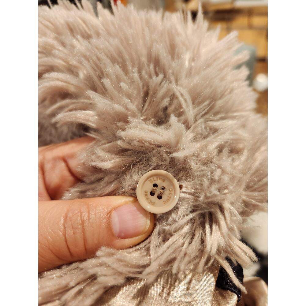 DL2 by Dawn Levy Tabitha Faux Fur Coat, Taupe Longline Size Medium, Winter Chic - Picture 7 of 9